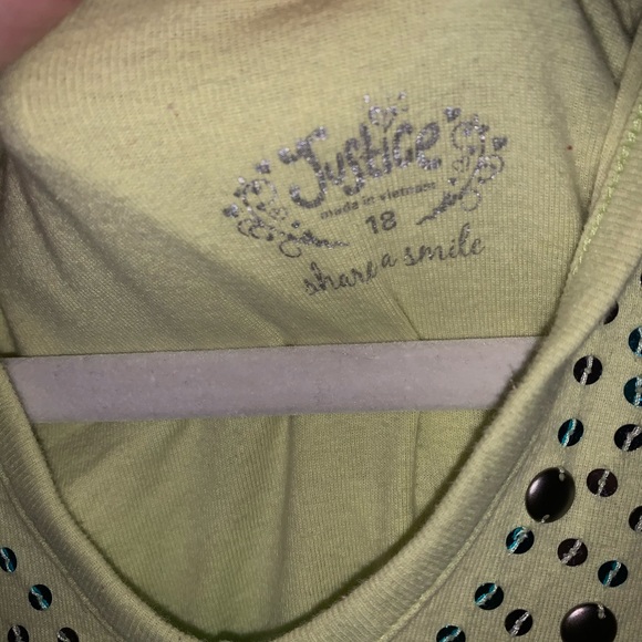 Justice Long Sleeve Hooded Tie-Dye Top - Picture 3 of 3